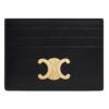 CELINE CARD HOLDER TRIOMPHE IN SHINY CALFSKIN SOFT PEACH - Image 11