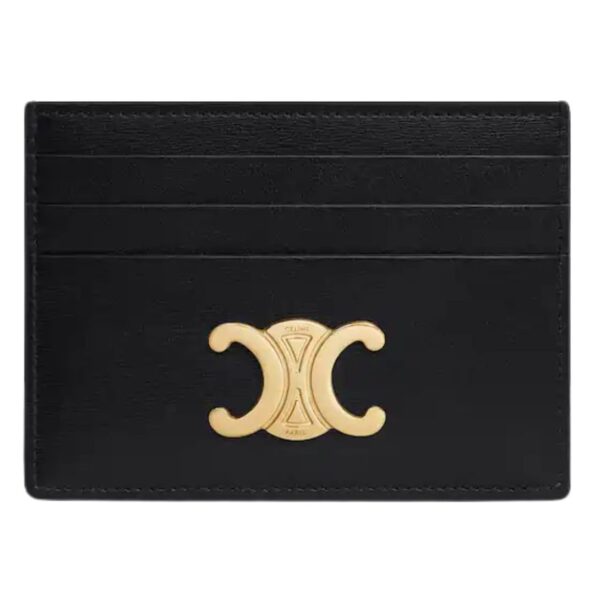 CELINE CARD HOLDER TRIOMPHE IN SHINY CALFSKIN SOFT PEACH - Image 11