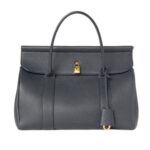 LORO PIANA LOOM BAG L32 NAVY BLUE