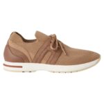 LORO PIANA 360 LP LADY FLEXY WALK SNEAKER DUSTY CAMEL