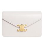 CELINE WALLET ON CHAIN MARGO IN SHINY CALFSKIN RICE