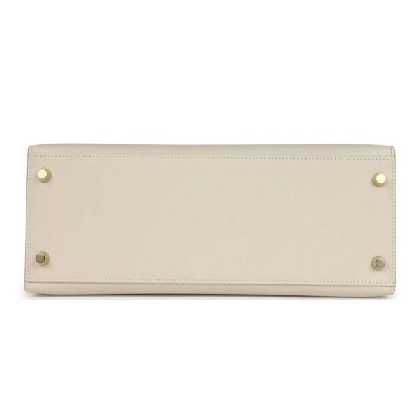 HERMÈS KELLY SELLIER 28 CRAIE EPSOM GOLD HARDWARE - Image 5