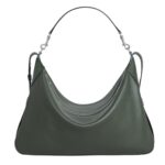 CELINE LARGE STRAP ROMY IN SUPPLE GRAINED CALFSKIN DARK ARMY