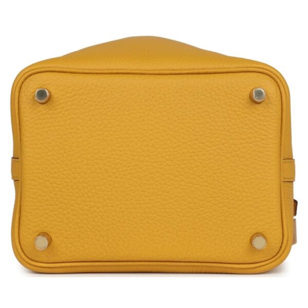 HERMÈS PICOTIN LOCK 18 JAUNE AMBRE CLEMENCE GOLD HARDWARE - Image 5
