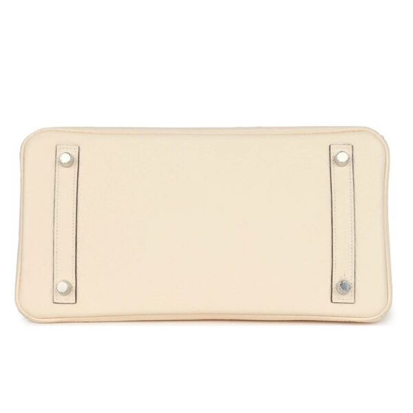 HERMÈS BIRKIN 30 NATA CLEMENCE PALLADIUM HARDWARE - Image 6