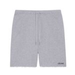 CELINE SHORTS IN COTTON FLEECE GREY-BLACK