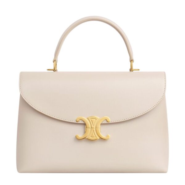 CELINE MEDIUM NINO BAG IN SMOOTH SATINATED CALFSKIN RICE - Image 2