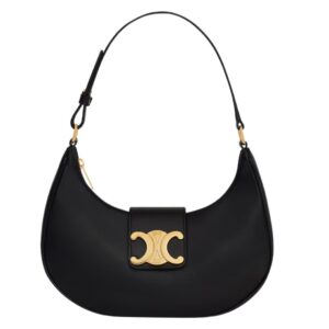 CELINE MEDIUM AVA TRIOMPHE BAG IN SMOOTH CALFSKIN TAN