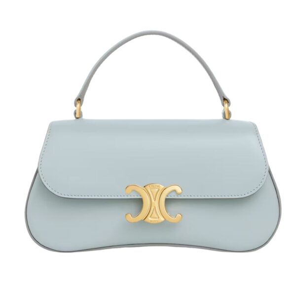 CELINE TEEN CELINE LOLA IN SHINY CALFSKIN WHITE - Image 3
