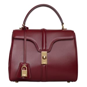 CELINE SMALL 16 BAG IN SATINATED CALFSKIN CLOUDY GREY