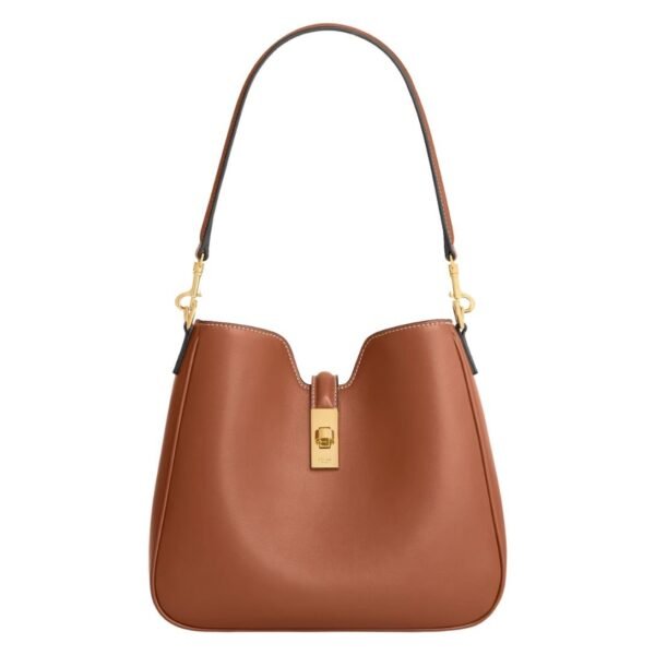 CELINE SMALL CAMILLE 16 SOFT BAG IN SMOOTH CALFSKIN SOFT PEACH - Image 2