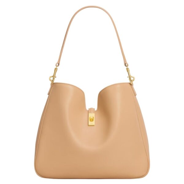 CELINE MEDIUM CAMILLE 16 SOFT BAG IN SMOOTH CALFSKIN TAN - Image 3