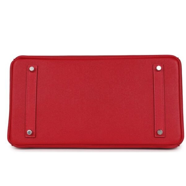 HERMÈS BIRKIN 35 ROUGE CASAQUE EPSOM PALLADIUM HARDWARE - Image 5