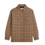 CELINE OVERSHIRT IN CHECKED WOOL