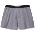 TOM FORD COTTON BOXERS MID GREY