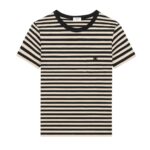 CELINE TRIOMPHE REGULAR T SHIRT IN STRIPED JERSEY