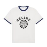 CELINE BLASON LOOSE T SHIRT IN COTTON JERSEY