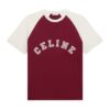 CELINE LOOSE T SHIRT IN COTTON JERSEY BLACK-WHITE - Image 2