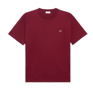 CELINE TRIOMPHE LOOSE T SHIRT IN COTTON JERSEY OFF WHITE-BLACK