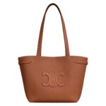 CELINE SMALL CABAS ANAÏS CUIR TRIOMPHE IN GRAINED CALFSKIN TAN