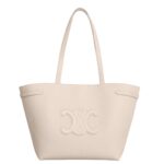 CELINE MEDIUM CABAS ANAÏS CUIR TRIOMPHE IN GRAINED CALFSKIN PALE BEIGE