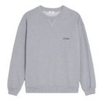 CELINE LOOSE SWEATSHIRT IN COTTON FLEECE GREY
