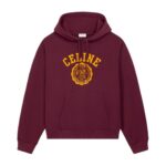 CELINE BLASON HOOODIE IN COTTON FLEECE
