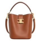 CELINE SMALL BUCKET LOUISE IN SMOOTH CALFSKIN TAN