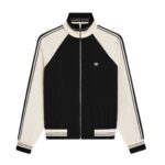 CELINE TRACKSUIT JACKET IN DOUBLE FACE JERSEY BLACK
