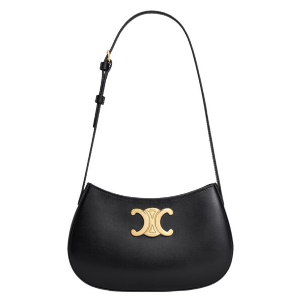 CELINE MEDIUM TILLY BAG IN SHINY CALFSKIN ICE BLUE - Image 2