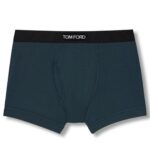 TOM FORD COTTON BOXER BRIEFS EVERGLADE