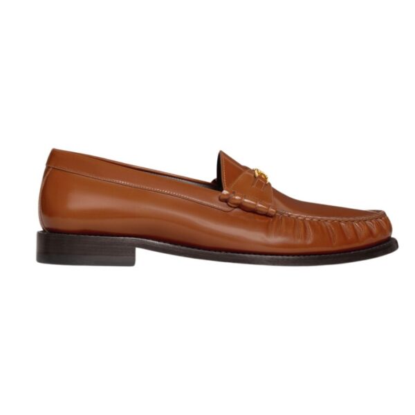 CELINE LUCO TRIOMPHE LOAFER IN POLISHED BULL BLACK - Image 3