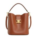 CELINE MEDIUM BUCKET LOUISE IN SMOOTH CALFSKIN TAN