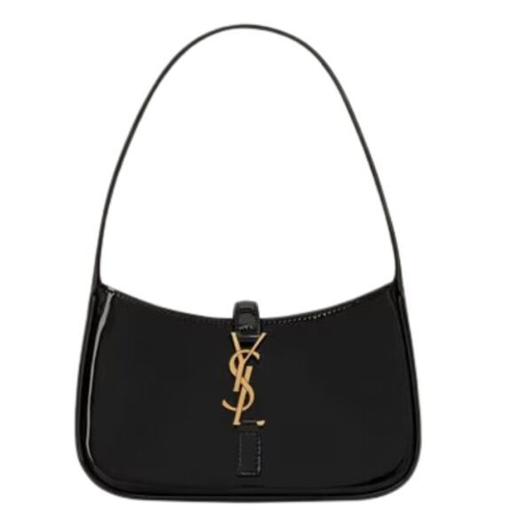 SAINT LAURENT MINI LE 5 À 7 IN PATENT LEATHER