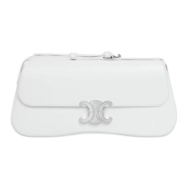 CELINE MEDIUM LOLA BAG IN SHINY CALFSKIN LIGHT LAVENDER - Image 2