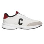 CELINE RUNNER CR 02 LOW LACE UP SNEAKER IN MESH CALFSKIN AND SUEDE CALFSKIN