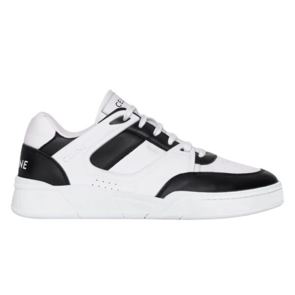 CELINE TRAINER CT 07 LOW LACE UP SNEAKER IN CALFSKIN OPTIC WHITE - Image 2