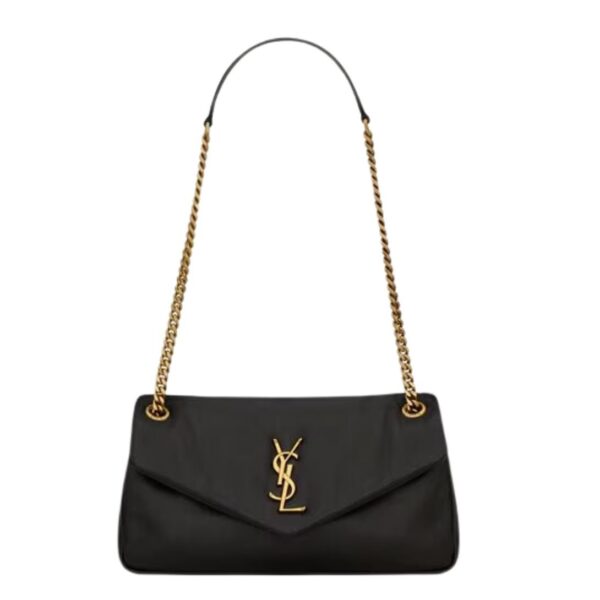 SAINT LAURENT CALYPSO SMALL IN PLUNGED LAMBSKIN