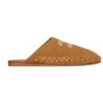 CELINE MARLOU TRIOMPHE MULE IN SUEDE CALFSKIN