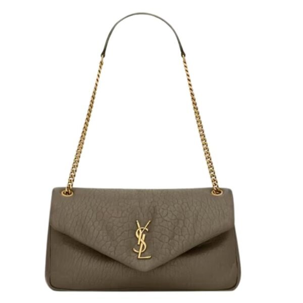 SAINT LAURENT CALYPSO MEDIUM IN GRAINED LAMBSKIN
