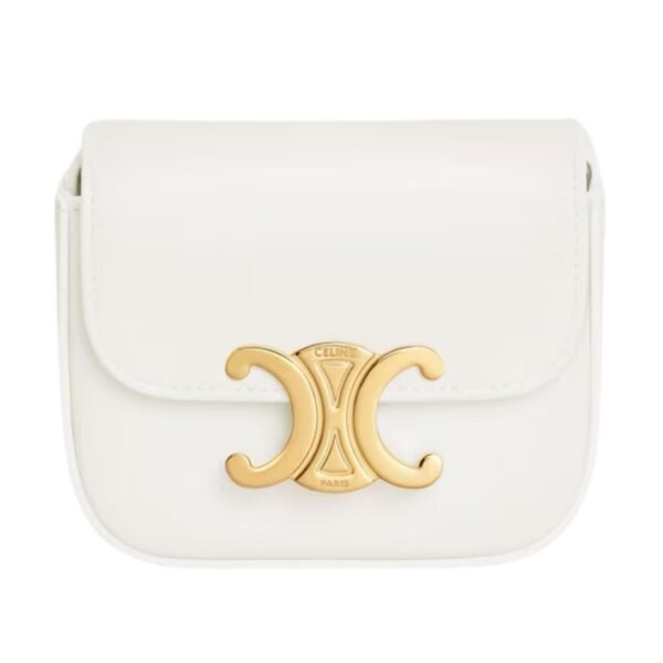 CELINE MINI CLAUDE IN SHINY CALFSKIN POOL - Image 3