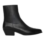 CELINE WESTERN ZIPPED BOOTS IN CALFSKIN