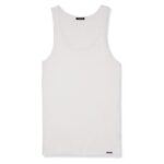 TOM FORD COTTON MODAL RIB TANK WHITE