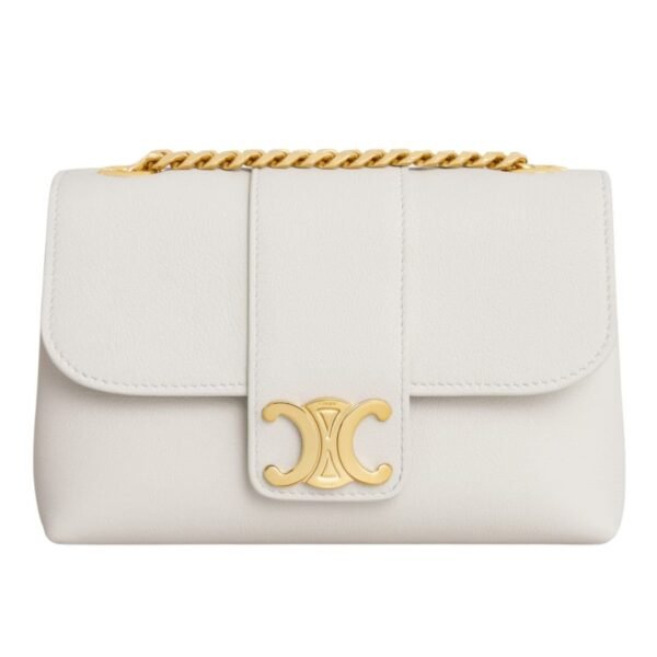 CELINE MINI VICTOIRE IN SUPPLE GRAINED CALFSKIN BLACK - Image 2