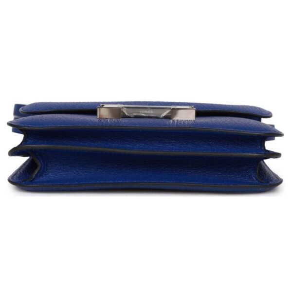 HERMÈS CONSTANCE 18 BLEU ELECTRIC CHEVRE PALLADIUM HARDWARE - Image 5