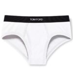 TOM FORD COTTON BRIEFS WHITE