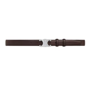 CELINE MEDIUM TRIOMPHE BELT IN NATURAL CALFSKIN