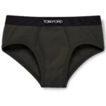 TOM FORD COTTON BRIEFS MILITARY GREEN