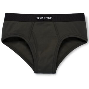 TOM FORD COTTON BRIEFS MILITARY GREEN