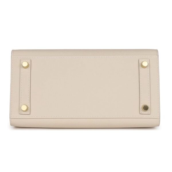HERMÈS BIRKIN SELLIER 25 CRAIE EPSOM GOLD HARDWARE - Image 5